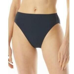 Michael Kors Women's Navy High-Leg Bikini Bottoms Swim S NWT